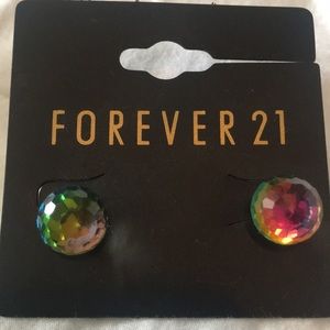 Forever 21 Clear/Multi Colored Earrings